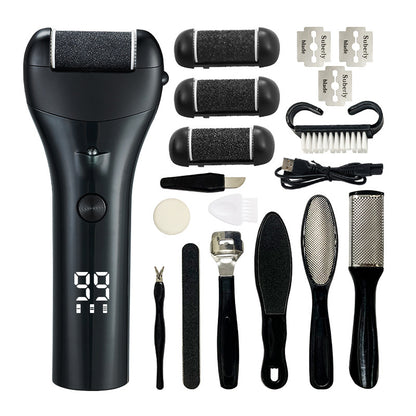 Digital Display The Third Gear Speed Control Electric Foot Grinder Peeling