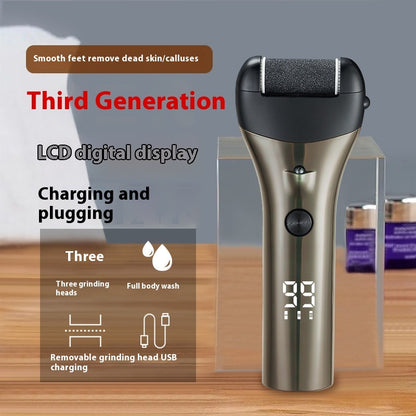 Digital Display The Third Gear Speed Control Electric Foot Grinder Peeling