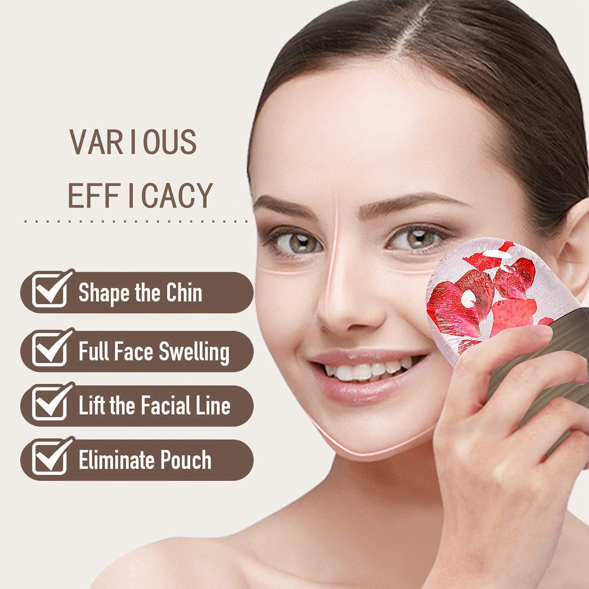Beauty Massage Face Ice Tray Facial Ice Anti-puffy