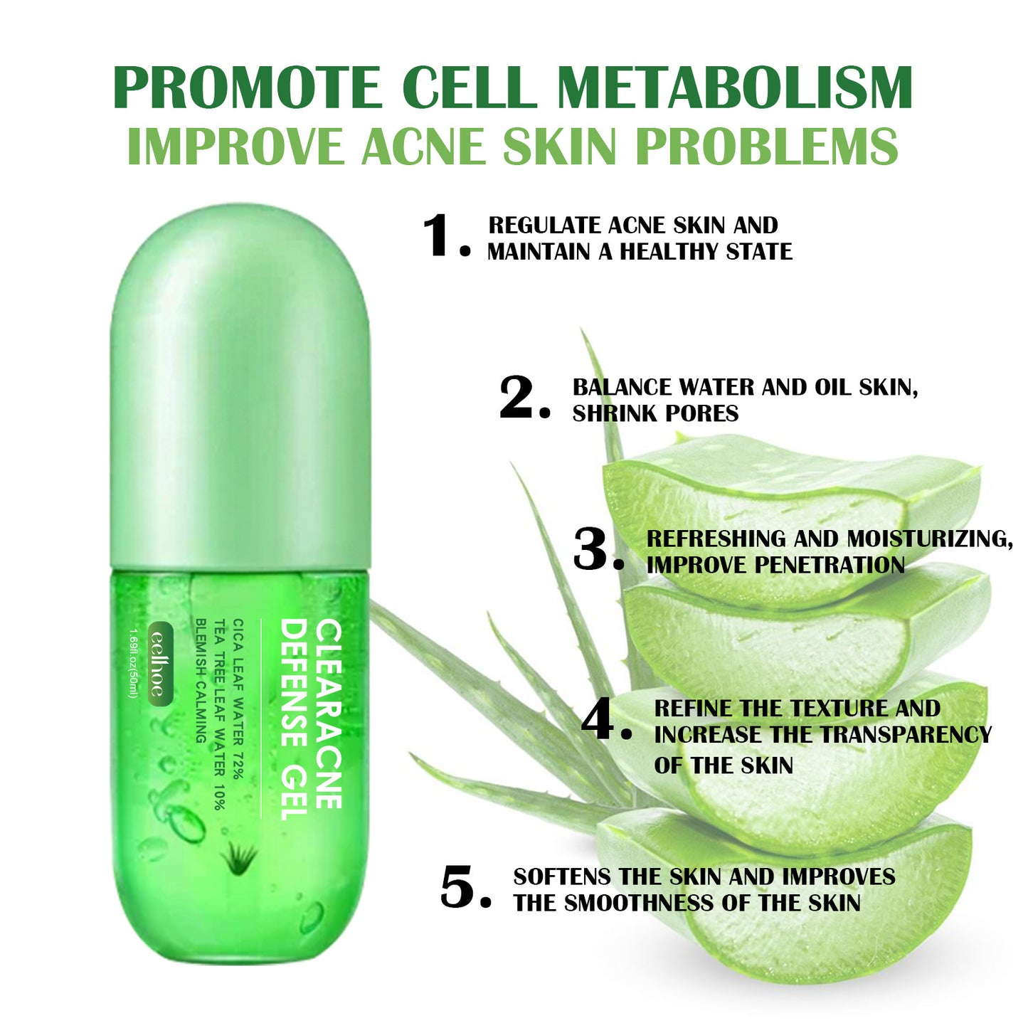 Acne Reducing Clear Defense Care Gel