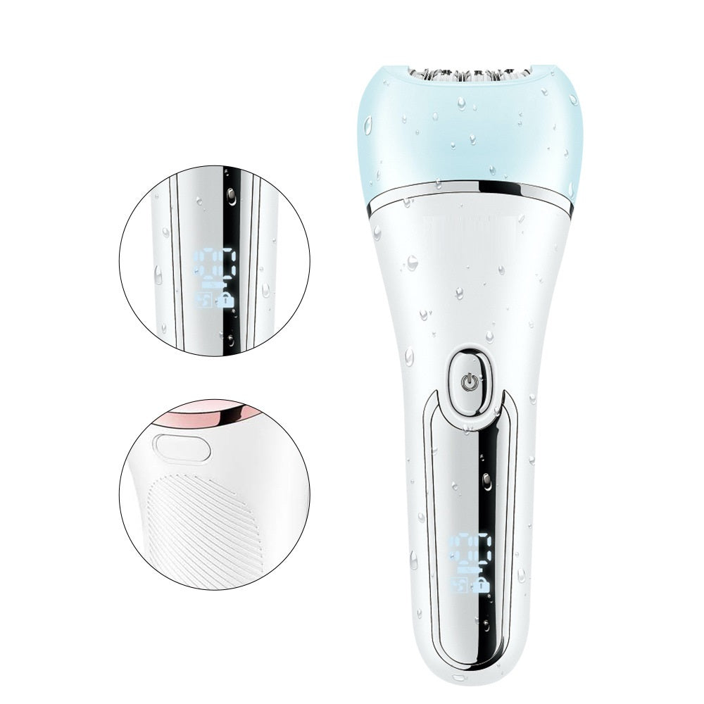 Six-in-one Women's Electric Plucking Hair Removal Device Suit